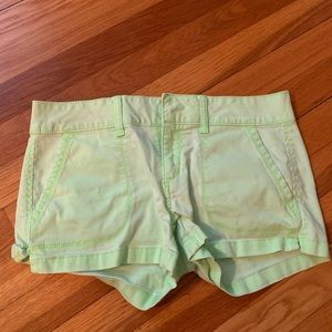 arizona jeans bright green shorts